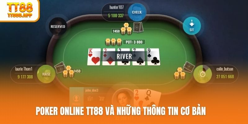 Poker online TT88 và những thông tin cơ bản